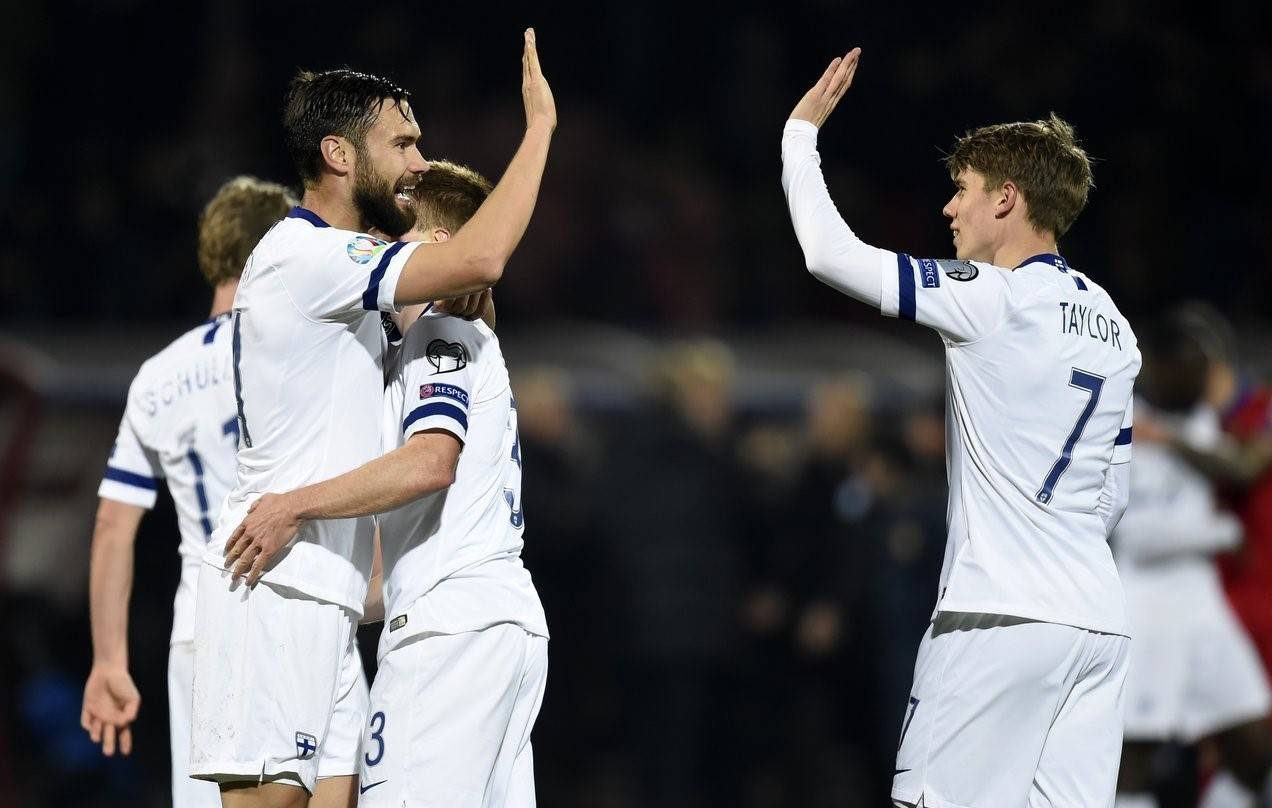 芬兰国家队备战欧国联半决赛 芬兰国家队备战欧国联半决赛